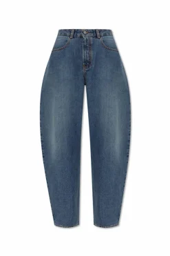 Alaïa BLUE Wide-leg jeans