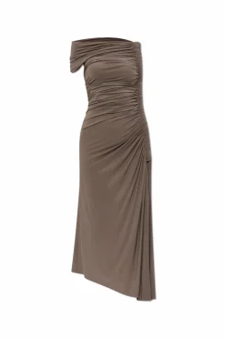 Alaïa BROWN Dress with Draping
