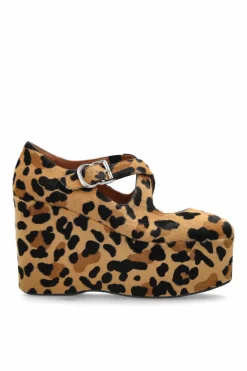 Alaïa BROWN Heeled Shoes Criss Cross
