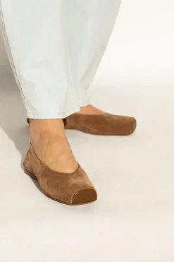 Alaïa BROWN Suede ballet flats