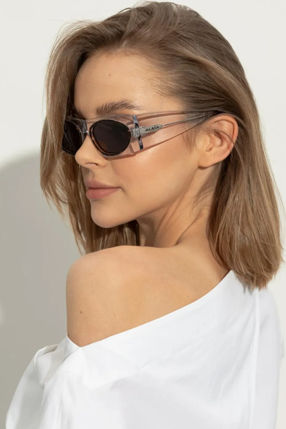 Alaïa BROWN Sunglasses