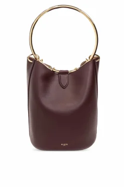 Alaïa BURGUNDY Handbag 'Ring'