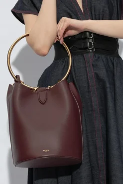 Alaïa BURGUNDY Handbag 'Ring'