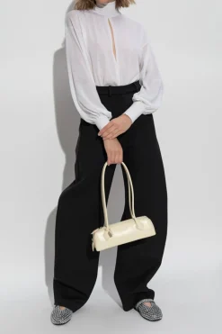 Alaïa cream Wool bodysuit