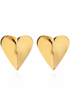 Alaïa GOLD Brass earrings