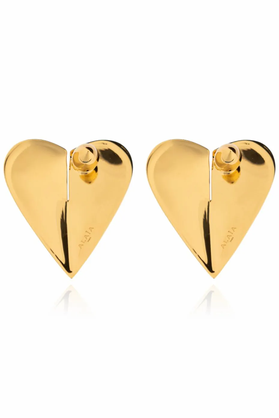 Alaïa GOLD Brass earrings