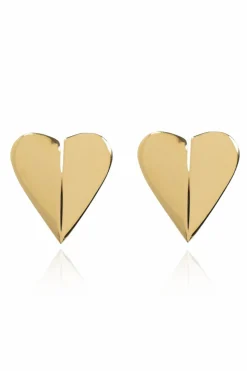 Alaïa GOLD Brass earrings