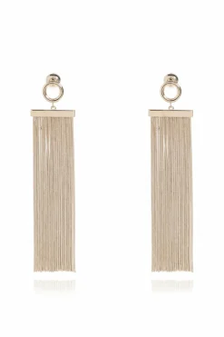 Alaïa GOLD Brass earrings