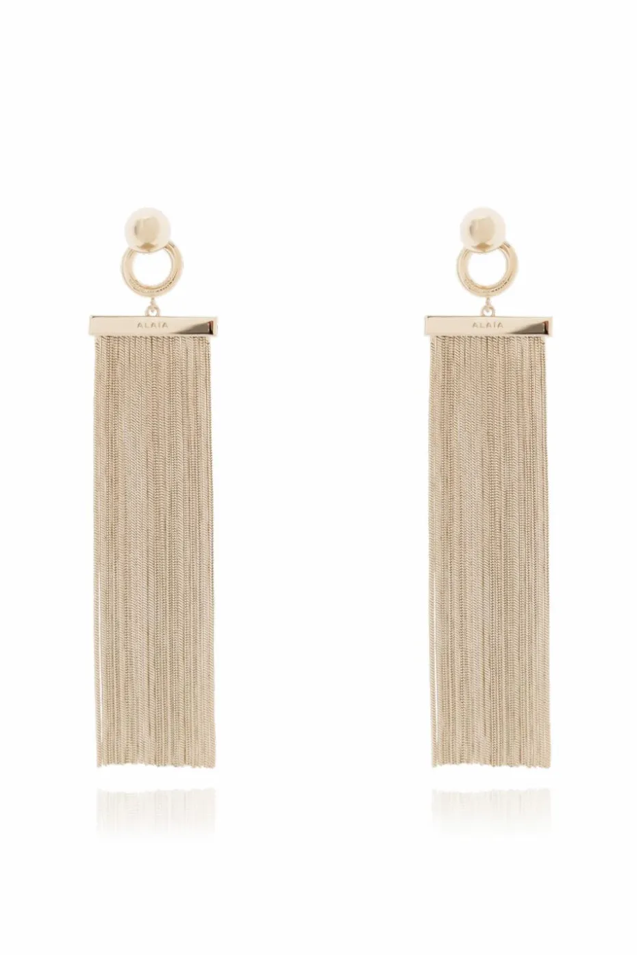 Alaïa GOLD Brass earrings
