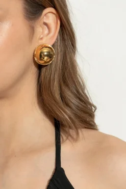 Alaïa GOLD Brass earrings