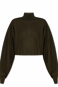 Alaïa GREEN Backless sweater