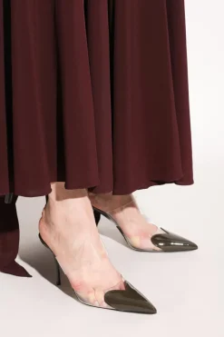 Alaïa GREEN Heeled pumps `Le Coeur`