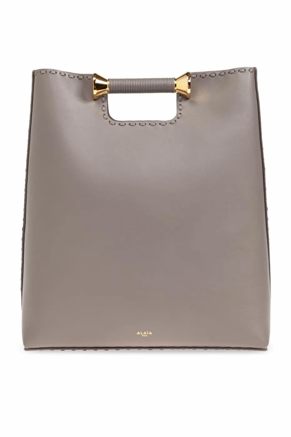 Alaïa GREY Bag Bobine shopper style