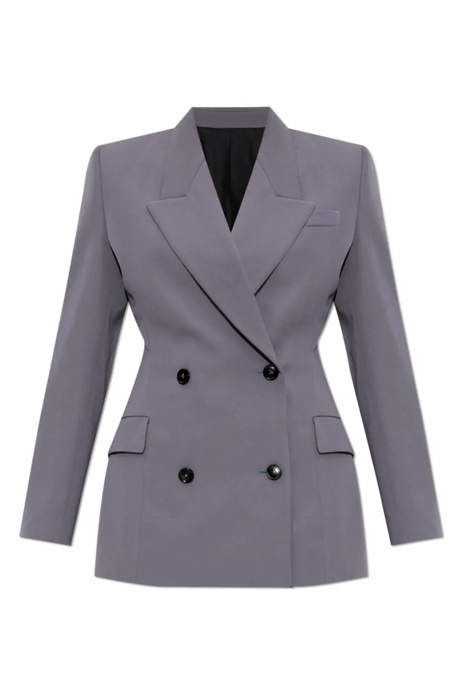 Alaïa GREY Double-breasted blazer