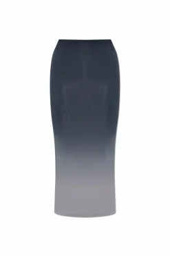 Alaïa GREY Skirt with side zipper