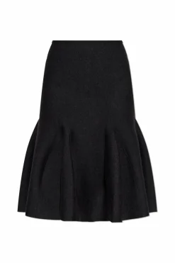 Alaïa GREY Wool Skirt