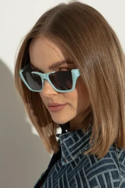 Alaïa light blue Sunglasses