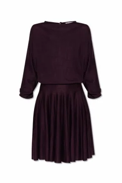 Alaïa PURPLE Linen dress