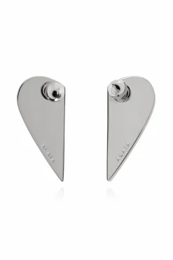 Alaïa RED ‘Demi Coeur Bombe’ Earrings