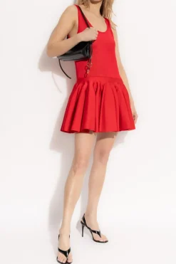 Alaïa RED Sleeveless dress