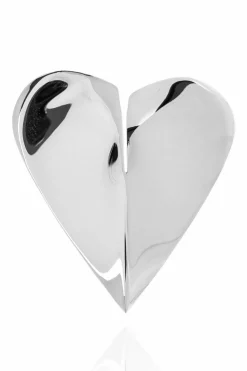 Alaïa SILVER Heart-shaped earrings