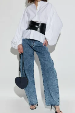 Alaïa WHITE Cotton shirt