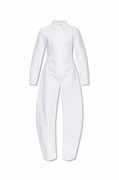 Alaïa WHITE Denim jumpsuit