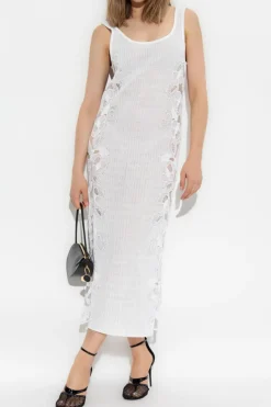 Alaïa WHITE Lace dress