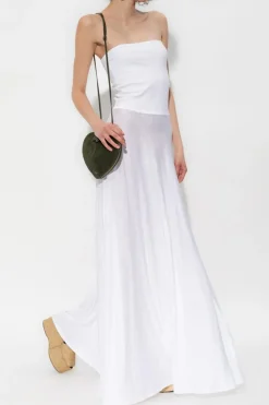 Alaïa WHITE Off-shoulder dress