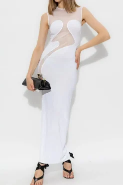 Alaïa WHITE Sleeveless dress