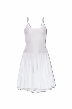 Alaïa WHITE Transparent dress
