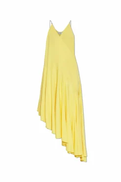 AlaĆÆa YELLOW Dress with ruffles