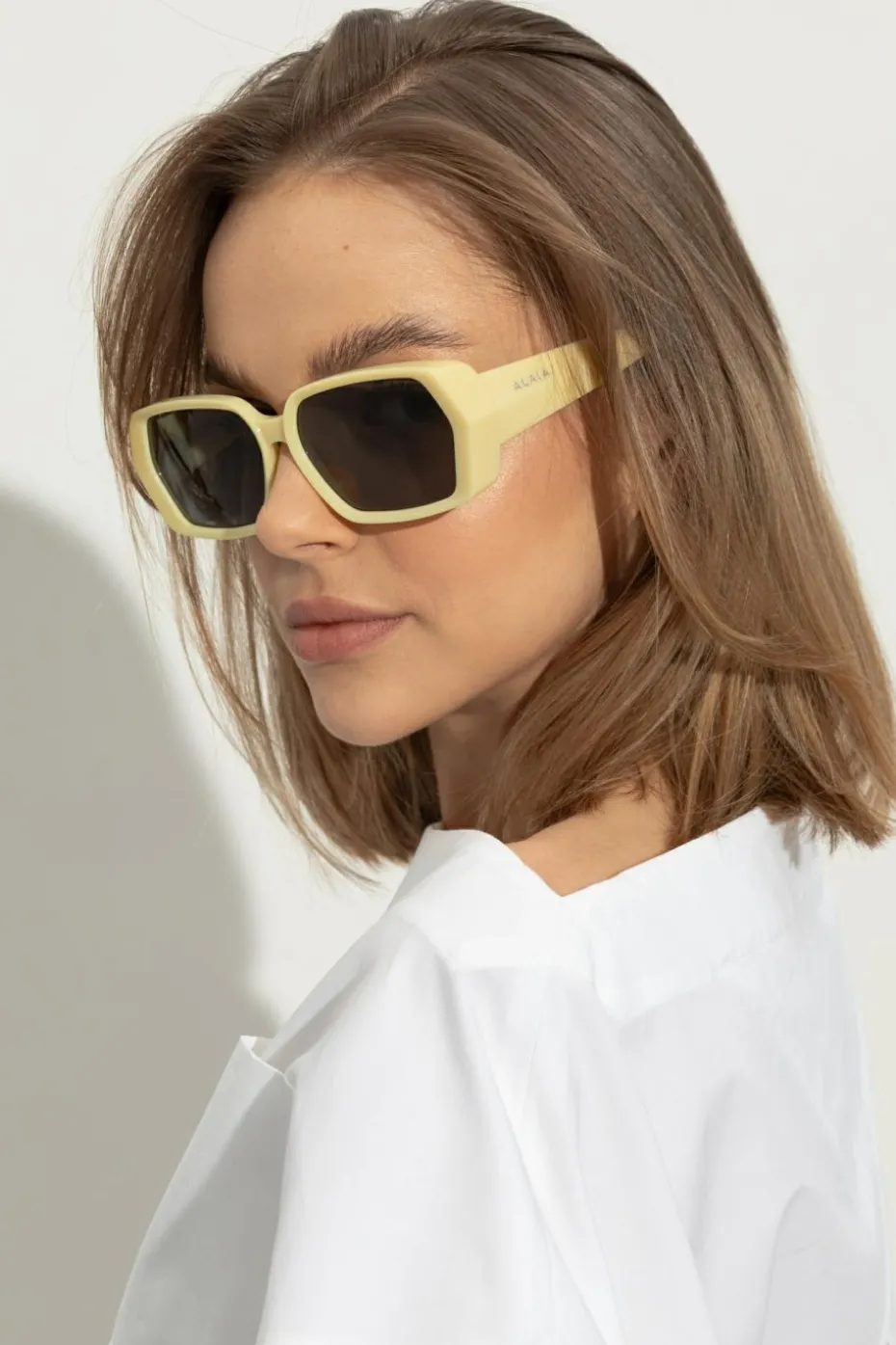 Alaïa YELLOW Sunglasses
