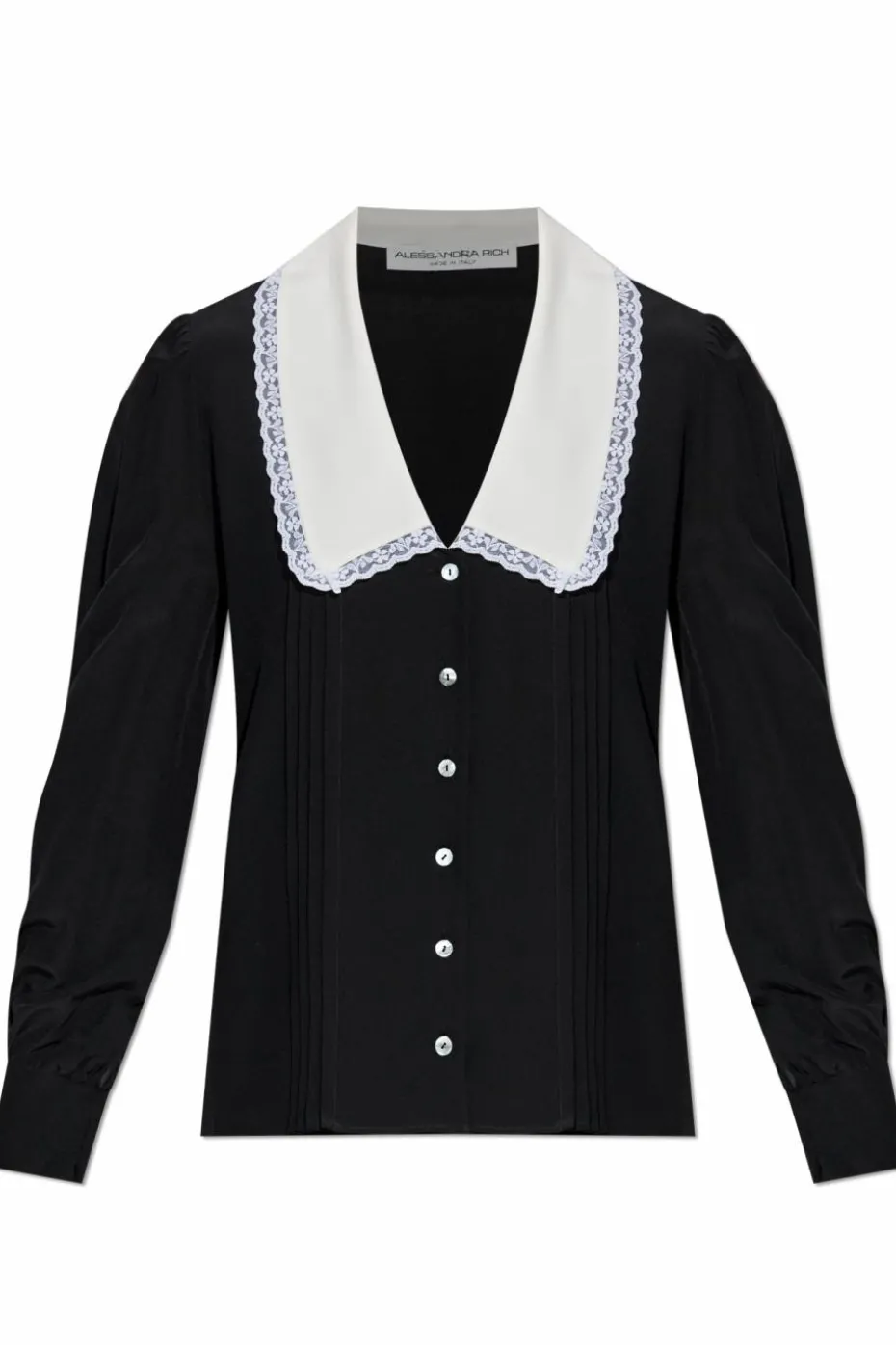 Alessandra Rich BLACK Silk shirt