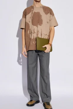 Alexander McQueen beige T-shirt with print