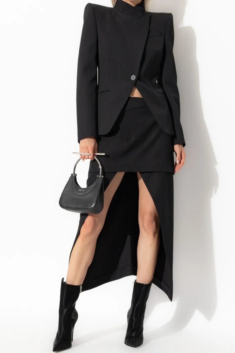 Alexander McQueen BLACK Asymmetrical Skirt