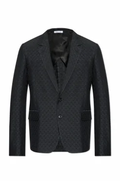 Alexander McQueen BLACK Blazer with a distinctive skull motif