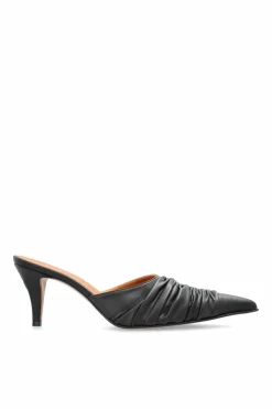 Alexander McQueen BLACK Birdee heeled mules