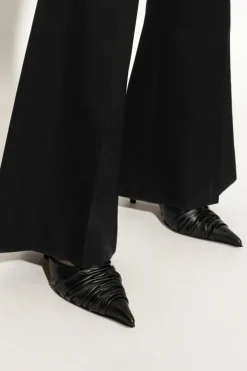 Alexander McQueen BLACK Birdee heeled mules