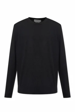 Alexander McQueen BLACK Cashmere sweater with a crew neck