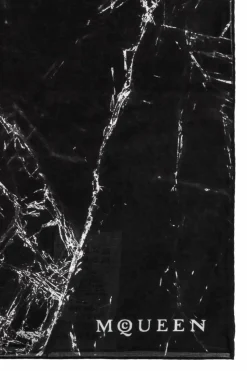 Alexander McQueen BLACK Cotton Scarf