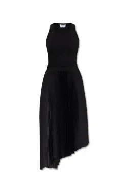 Alexander McQueen BLACK Dress with pleated skirt