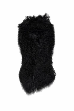 Alexander McQueen BLACK Fur Vest