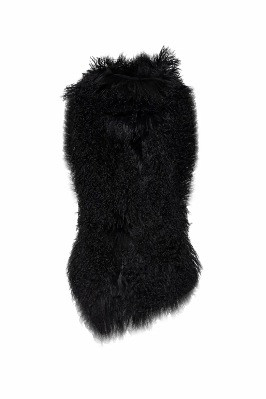 Alexander McQueen BLACK Fur Vest