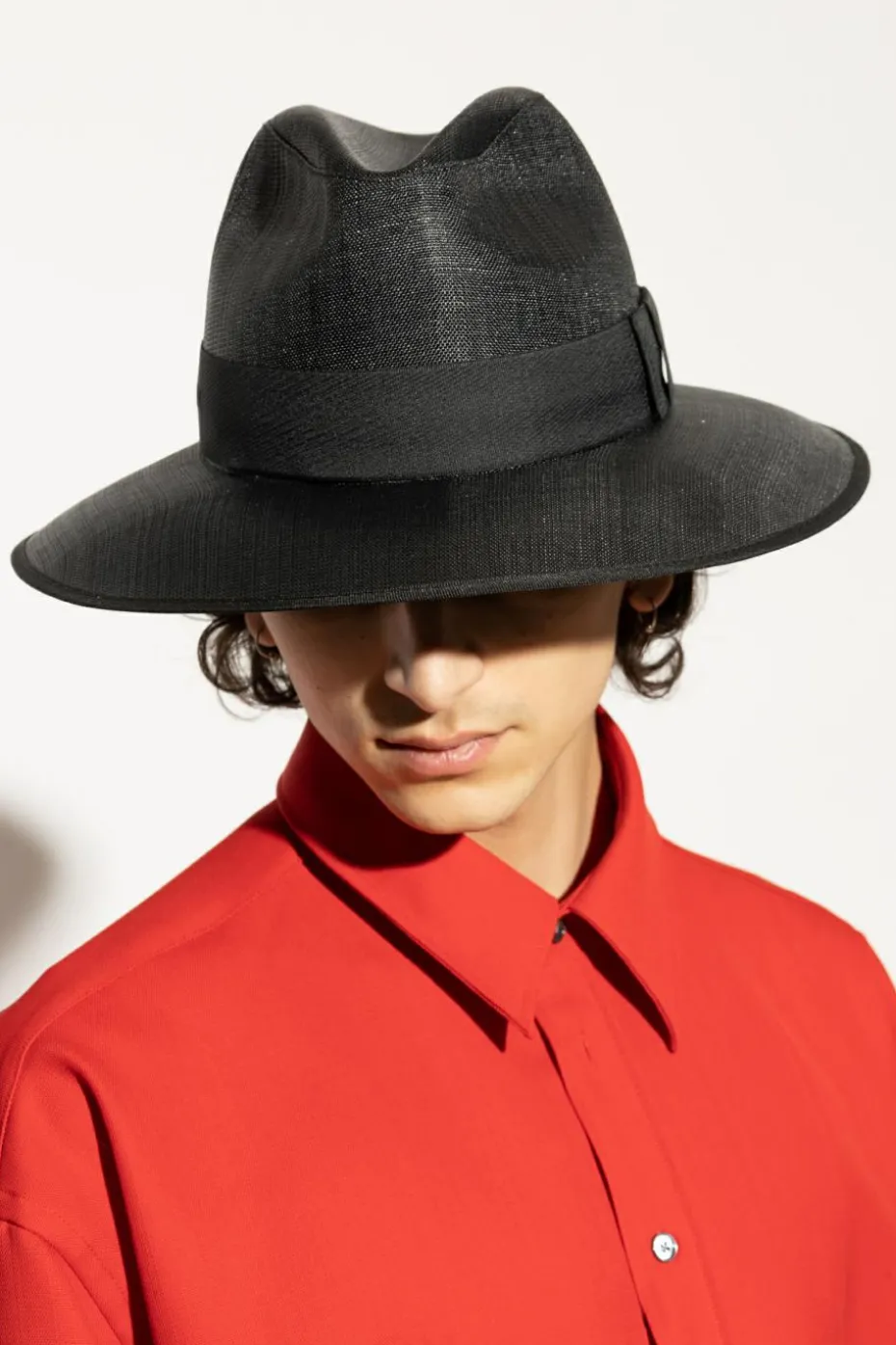 Alexander McQueen BLACK Hat with logo