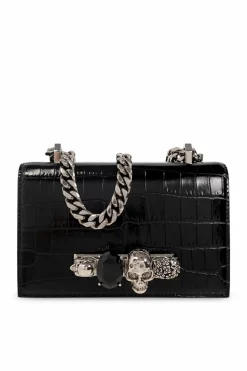 Alexander McQueen BLACK āJewell Satchel Miniā shoulder bag