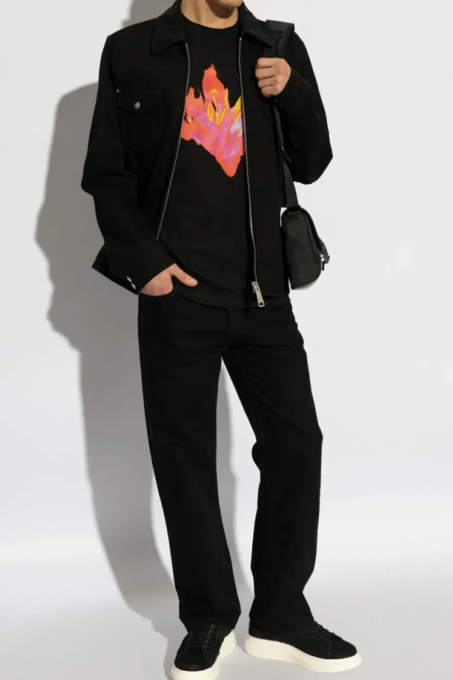 Alexander McQueen BLACK Jeans with logo