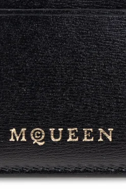 Alexander McQueen BLACK Leather card case