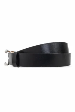 Alexander McQueen BLACK Leather belt