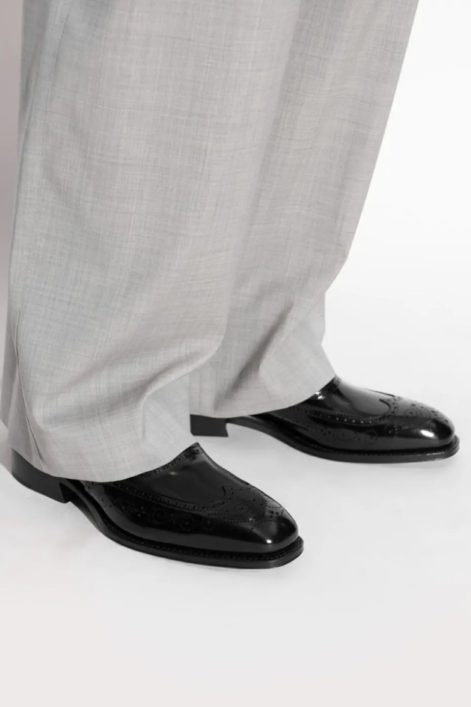 Alexander McQueen BLACK Leather shoes